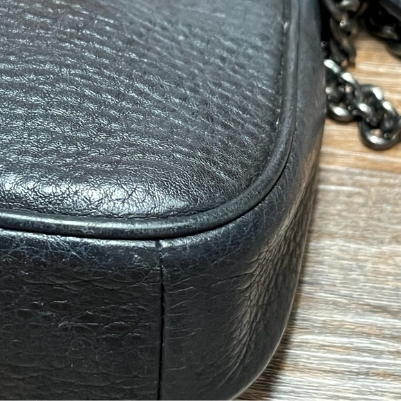 Coach Black Leather Floral Nolita 19 - Picture 5 of 13